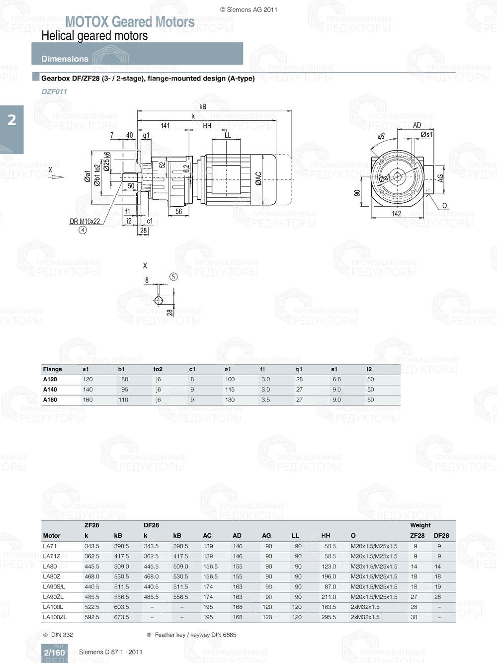 Мотор-редуктор Flender D-Z28 Flender D-Z28